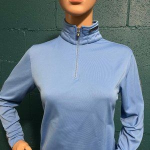 Spyder Blue Thermal Shirt Layering Piece Size Small